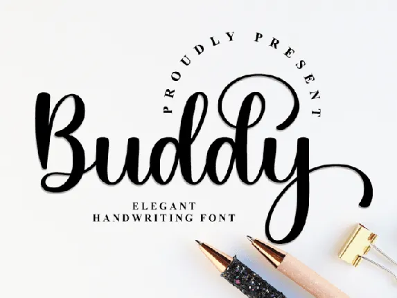 Buddy font