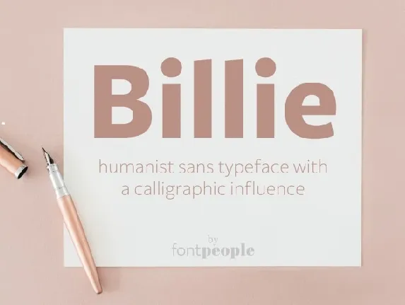 Billie Family font