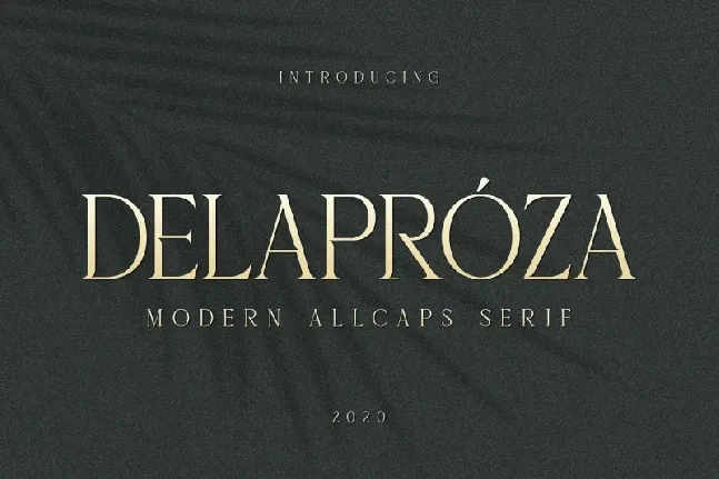 Delaproza font