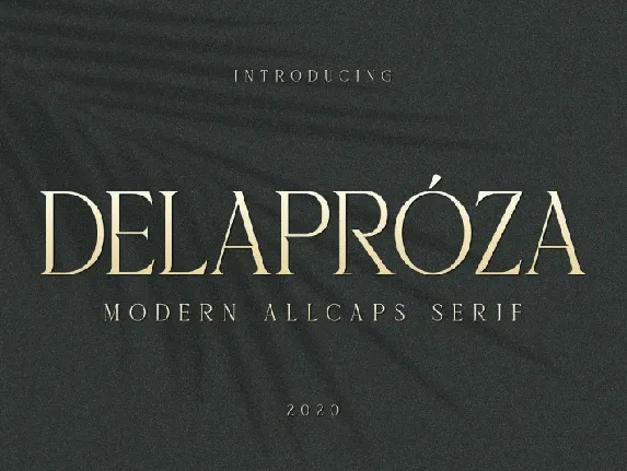 Delaproza font