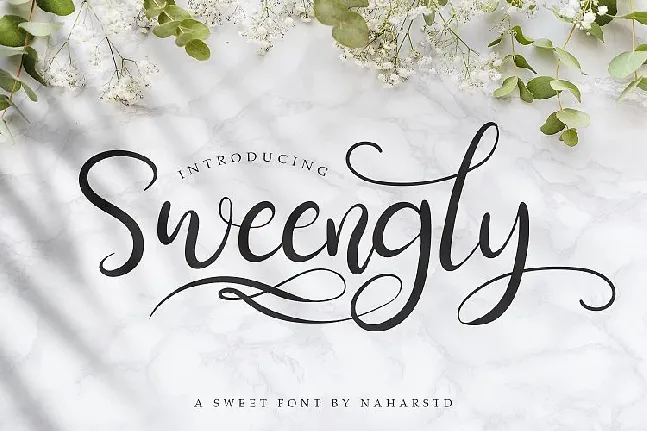 Sweengly Script font