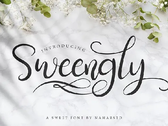 Sweengly Script font