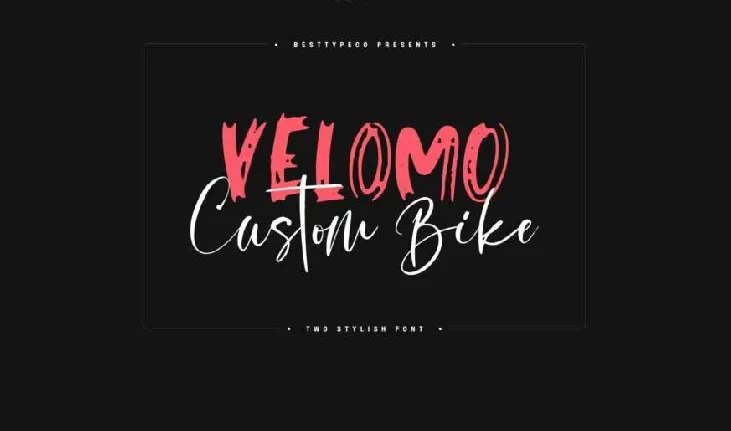 Velomo font