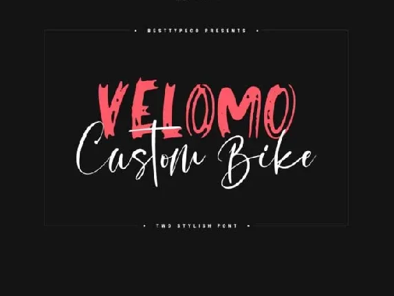 Velomo font