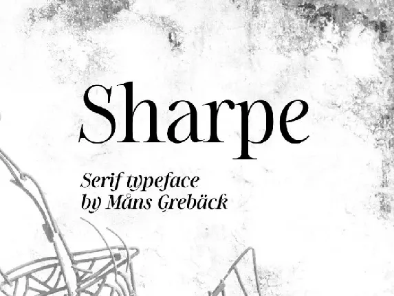 Sharpe Family font