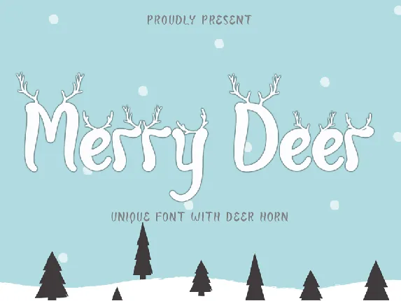 Merry Deer font