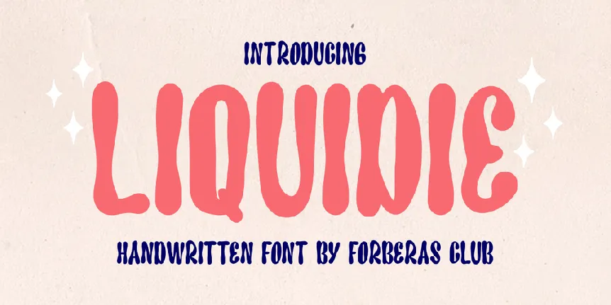 Liquidie font