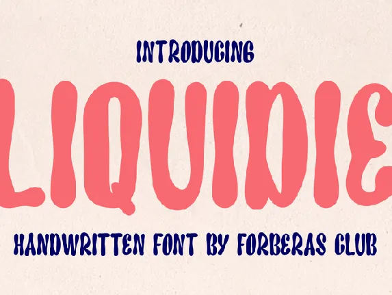 Liquidie font