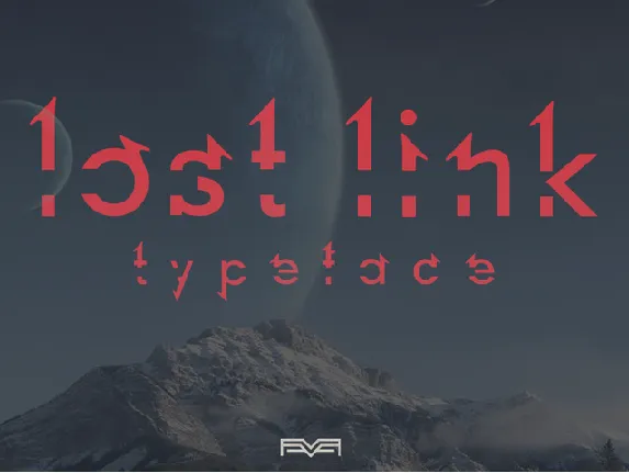 Lost Link font