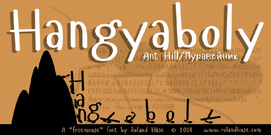 Hangyaboly font