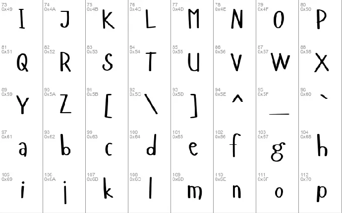 Hangyaboly font