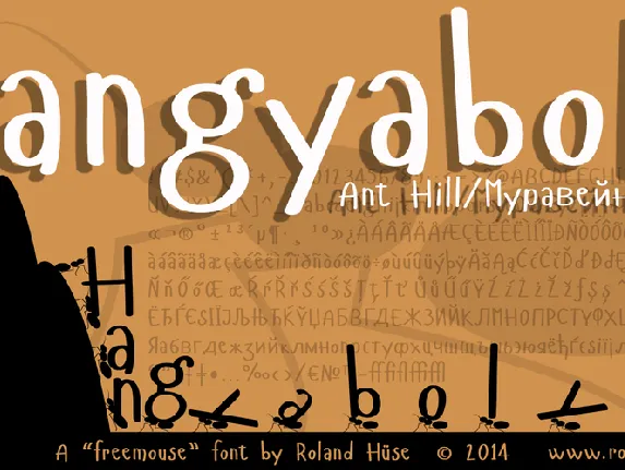 Hangyaboly font