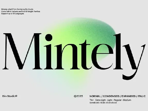 Mintely font