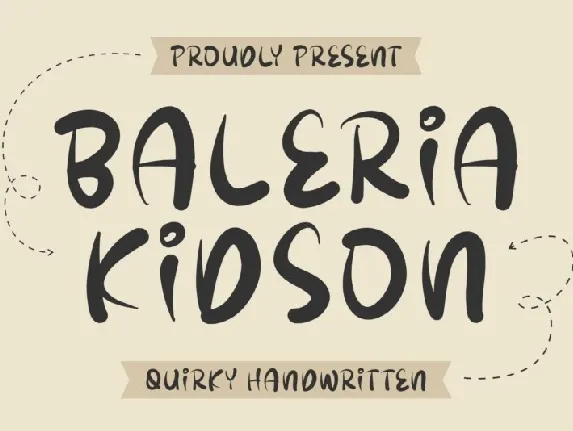 Baleria Kidson font