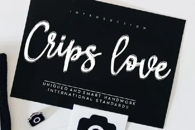 Crips love Script font