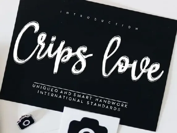 Crips love Script font