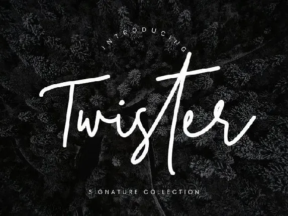 Twister Handwritten font