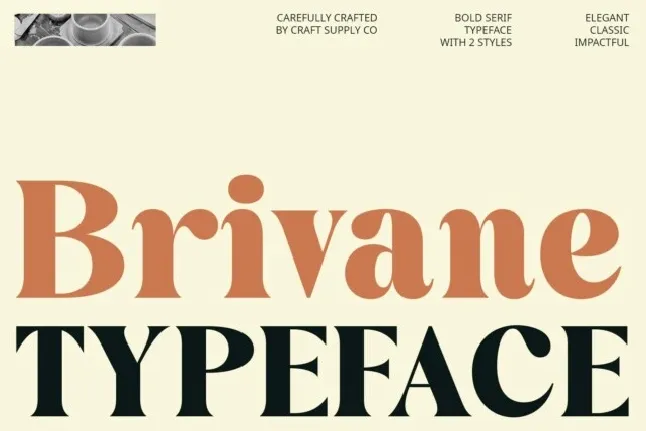 Brivane font