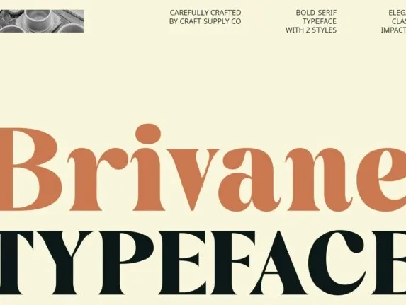 Brivane font