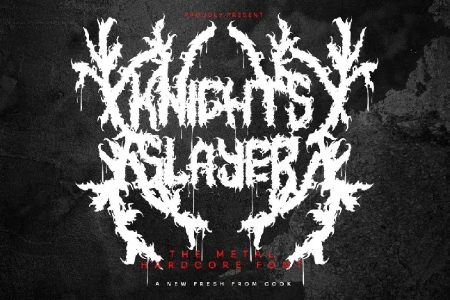 Knights Slayer font