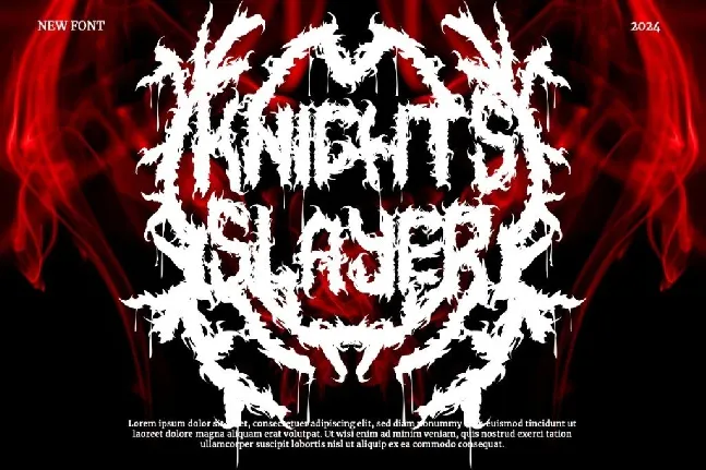 Knights Slayer font