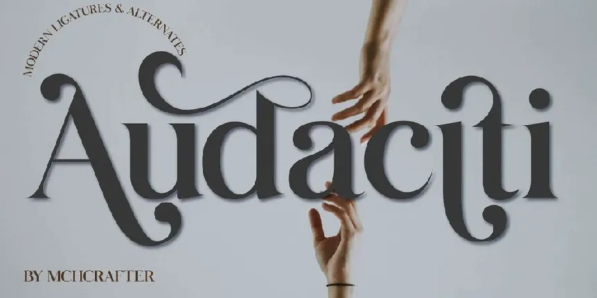 Audaciti font