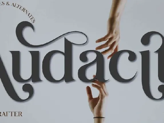 Audaciti font