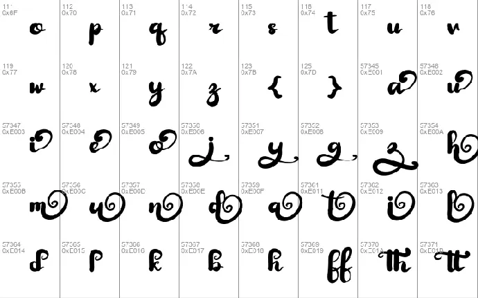 Bunga font