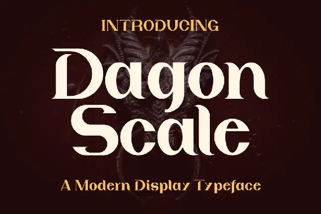 Dagon Scale font