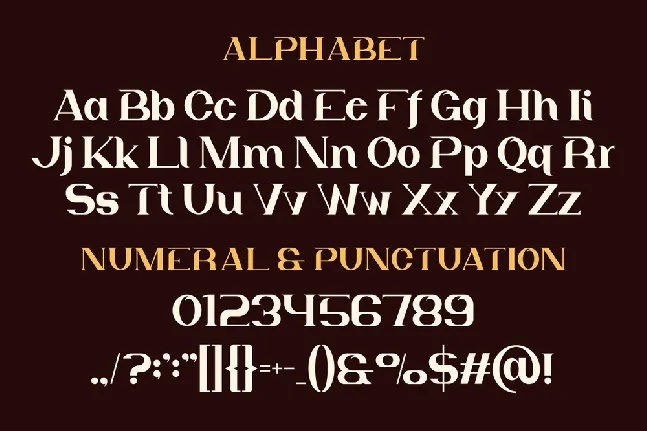 Dagon Scale font