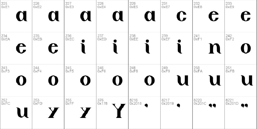 Dagon Scale font