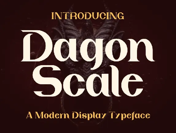 Dagon Scale font