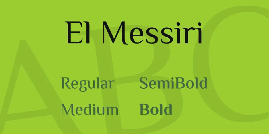 El Messiri font