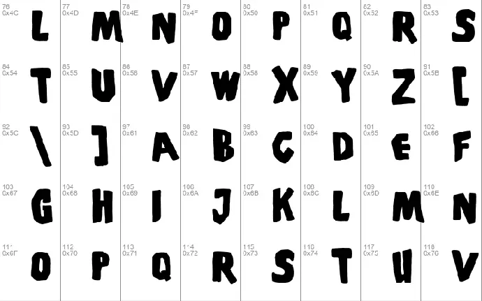 PiS Coffins and Ghosts font