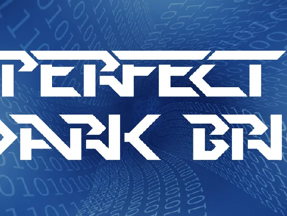 Perfect Dark BRK font