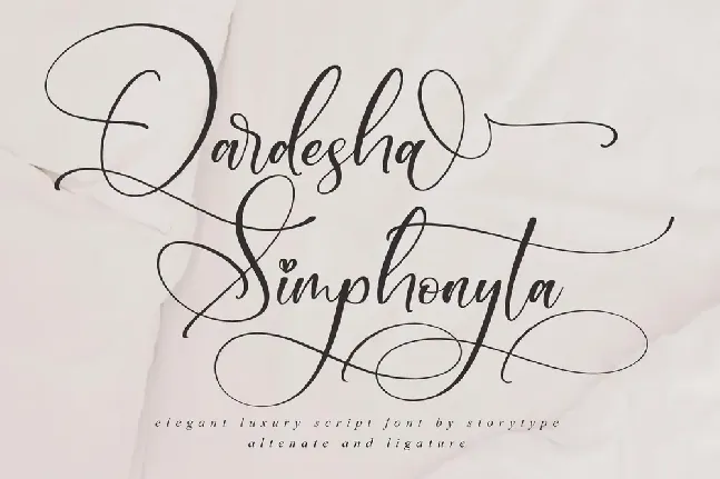 Qardesha Simphonyta font