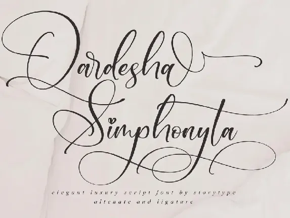 Qardesha Simphonyta font