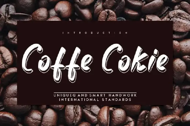 Coffe Cokie Script font