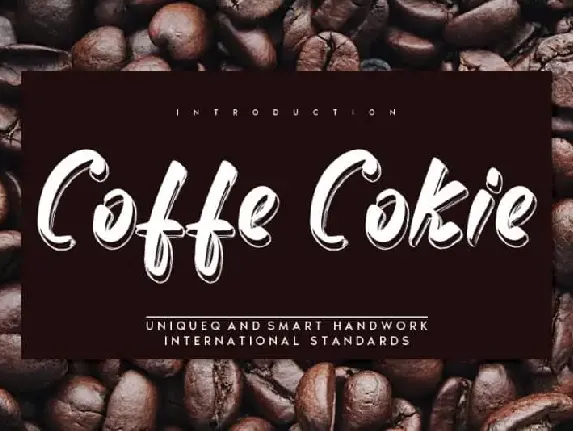 Coffe Cokie Script font