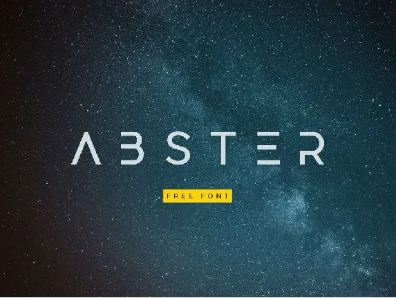 Abster font