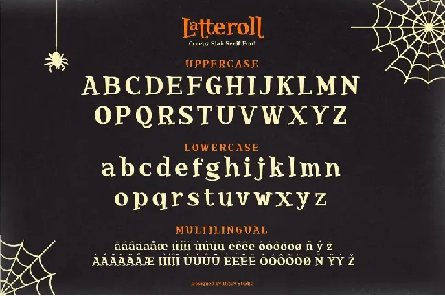 Latteroll-Demo font