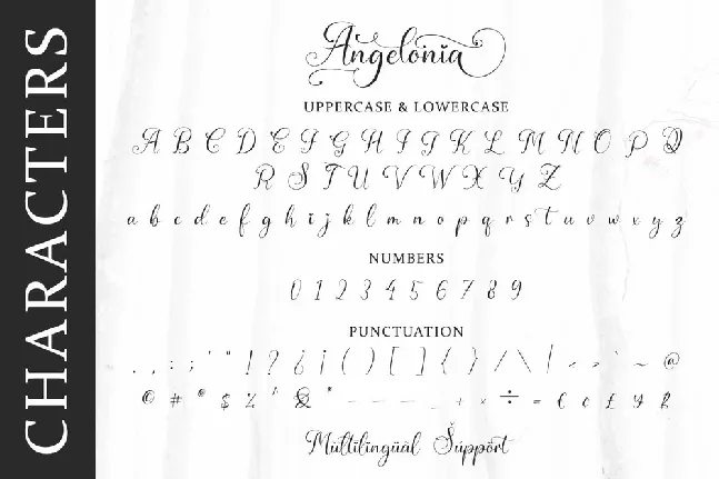 Angelonia font