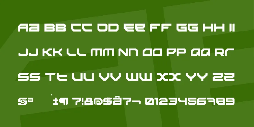 Sector 034 font