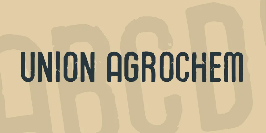 Union Agrochem font