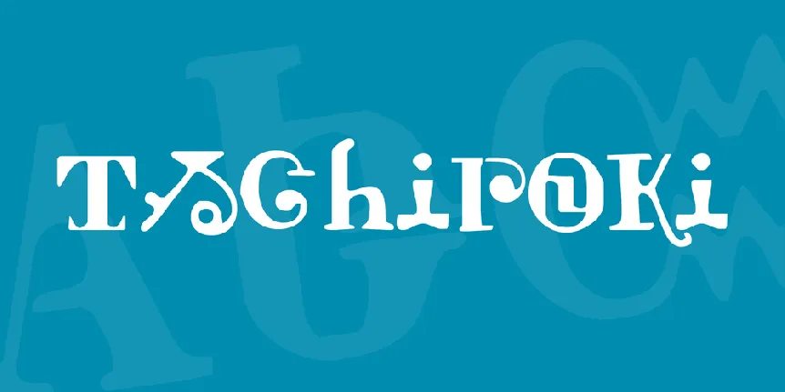 Tschiroki font