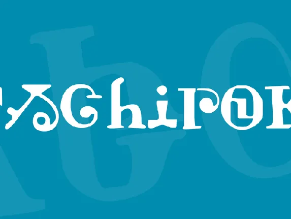 Tschiroki font