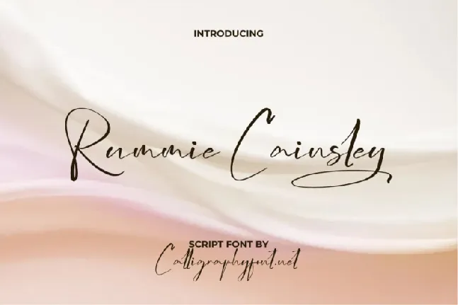 Rummie Cainsley font