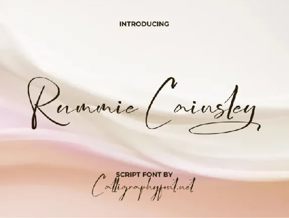 Rummie Cainsley font