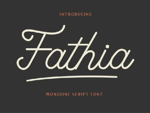 Fathia font