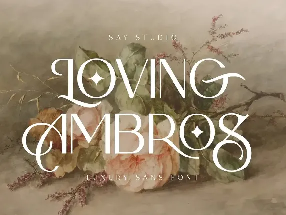 Loving Ambros font